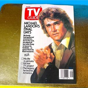 TV GUIDE MICHAEL LANDON’S FINAL DAYS JULY 20-26 ISSUE 1991